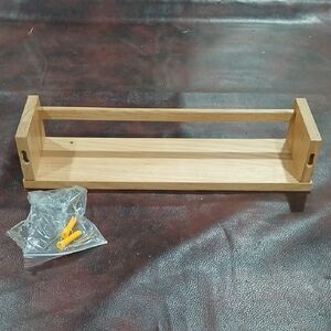 Wooden Bathroom Shelf